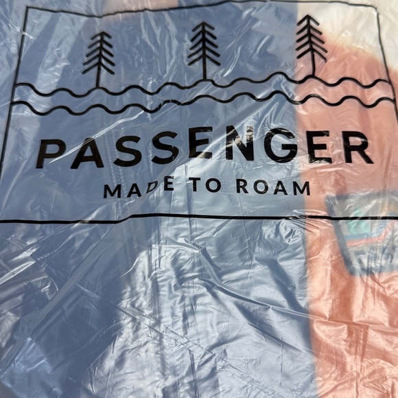 PASSENGER ALEXANDER RECYCLED POLAR HOODED FLEECE SUNRISE ORANGE - XS - Picture 6 of 6